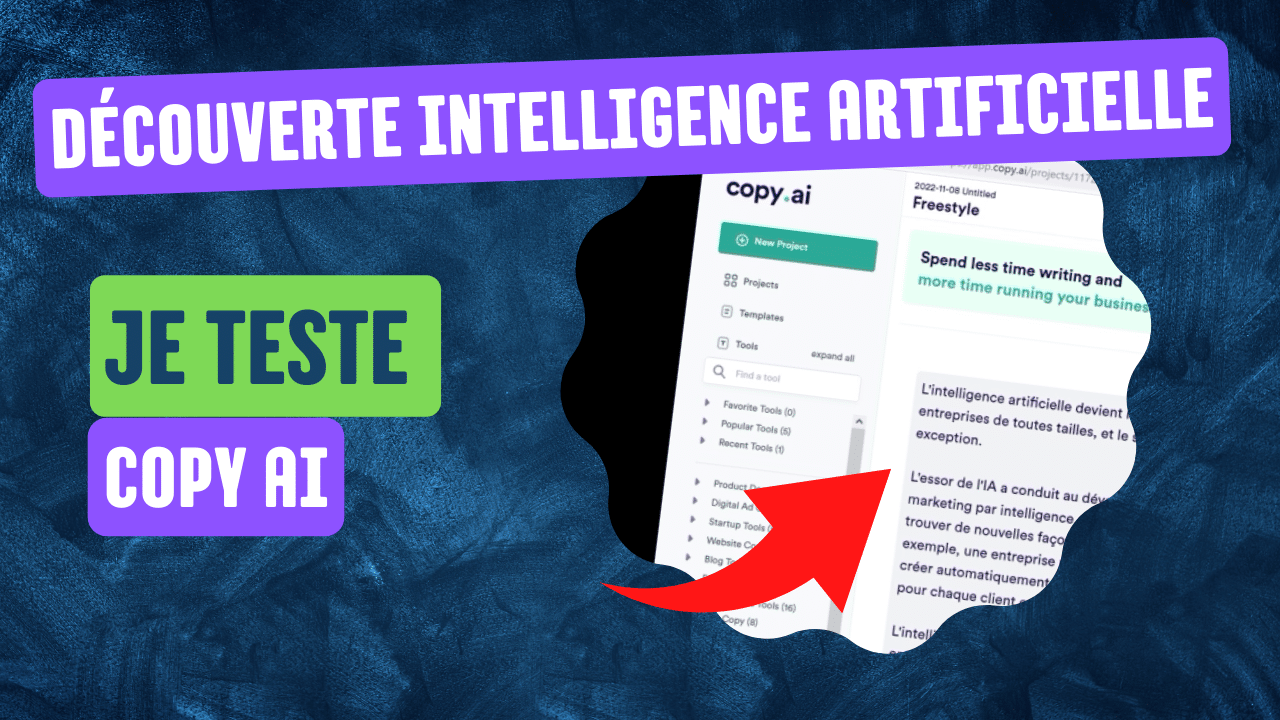 Découvrez Copy ai des textes par intelligence artificielle XY Magazine